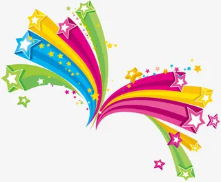 卡通海报效果星星免抠