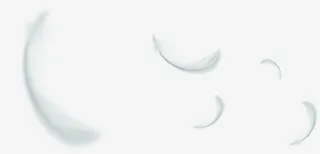 飘落的白色羽毛七夕情人节免抠