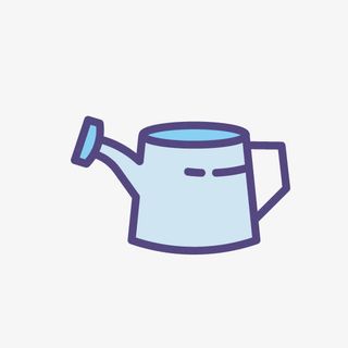 浇水水壶简笔绘画图免抠