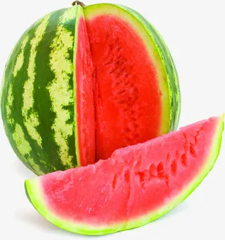 夏日海报活动清凉水果西瓜免抠