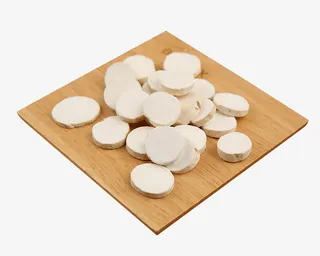 一堆山药干片免抠