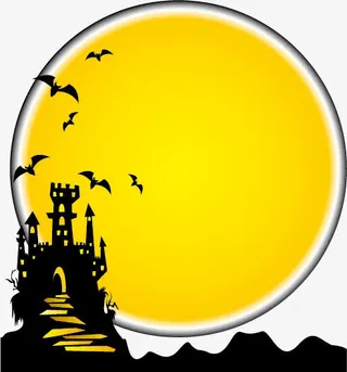 万圣节海报元素免抠