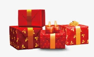 约惠七夕快乐放价海报-礼盒免抠