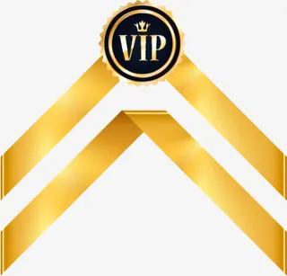 矢量金色飘带商务画册设计免抠