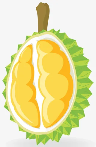 丰满的矢量卡通水果免抠