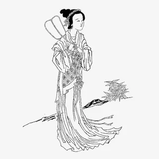 手绘古代人物免抠 手绘古代人物免抠