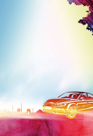 大气驾校招生宣传海报背景素材高清