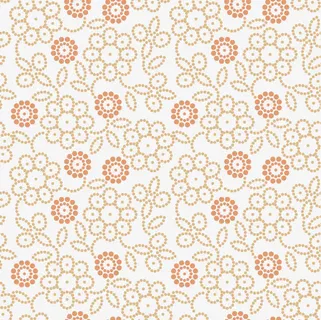 矢量无缝小清新花纹背景素材