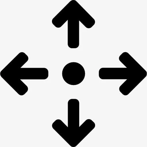 四箭图标免抠