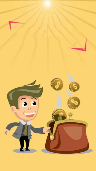 简约微商时代的来临H5背景素材高清