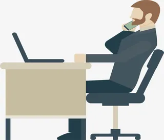 电话沟通交流会免抠