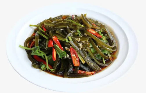 香辣红油凉拌海带丝免抠