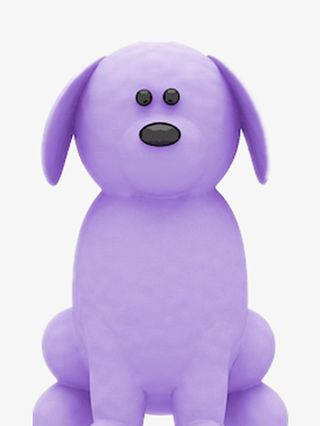 紫色小狗玩具免抠