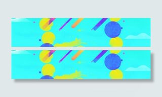 淘宝天猫店铺不规则形状背景