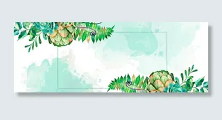 淘宝春季绿色清新海报背景高清