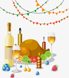 特殊意义的丰盛晚餐免抠 特殊意义的丰盛晚餐免抠