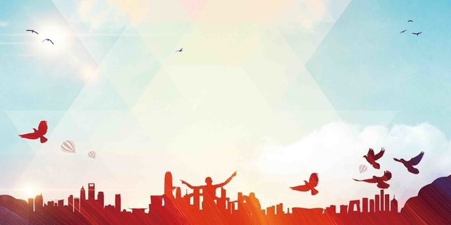 春季招聘海报背景模板高清