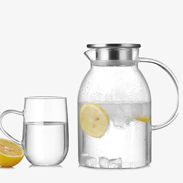 柠檬水冷水壶免抠