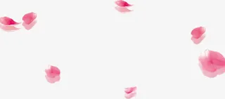 粉色艺术浪漫花瓣模糊免抠