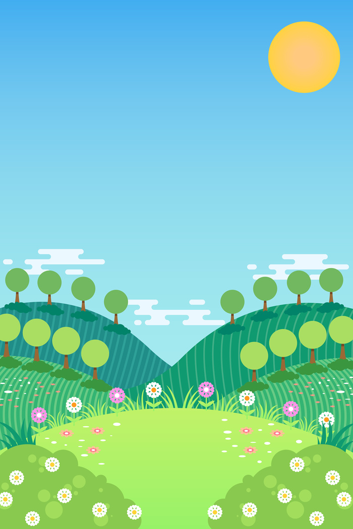 简约森林植树公益环保背景图高清