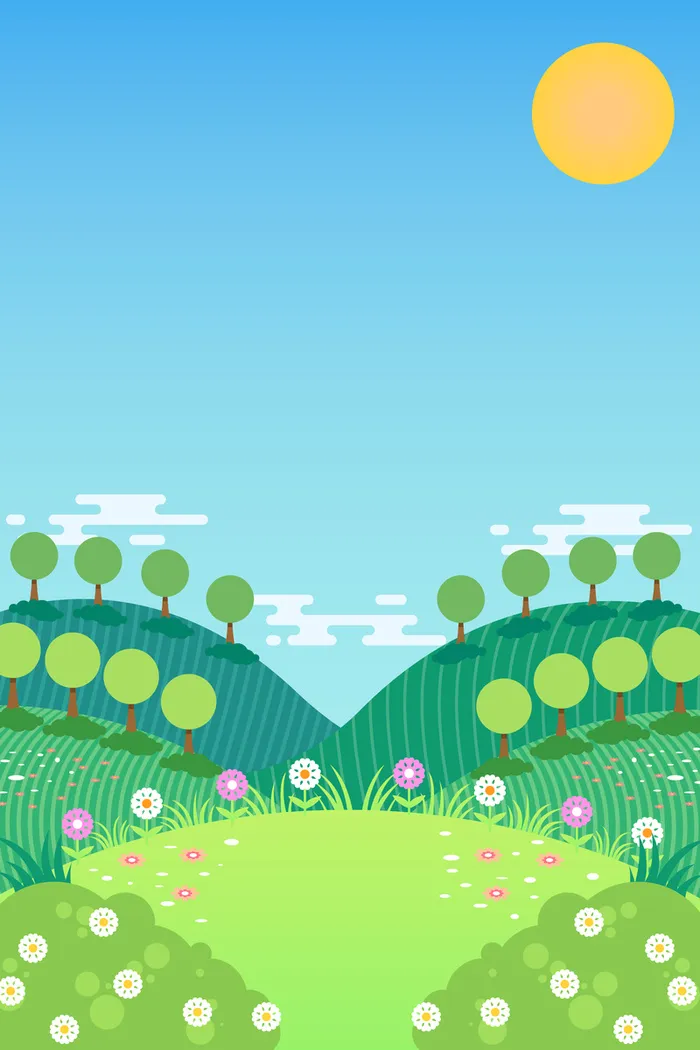 简约森林植树公益环保背景图高清