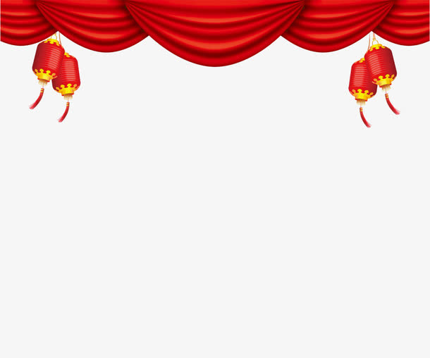 幕布和灯笼免抠