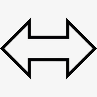 箭头指向相反方向的两图标免抠