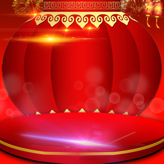 中国风红灯笼大气背景图高清