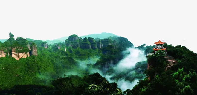丹霞山风光免抠 丹霞山风光免抠