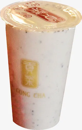 芝麻奶茶系列免抠