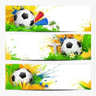 巴西足球海报免抠
