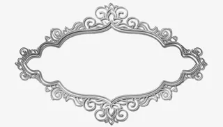 边框水晶花边免抠