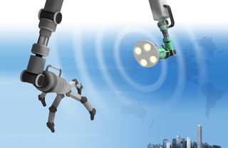 科技领先 机器海报背景素材高清