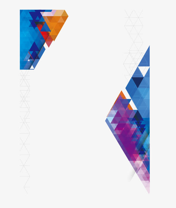 不规则几何体背景