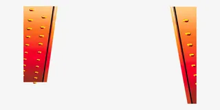 红色中国风大门商业图片免抠