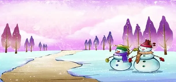 冬季卡通背景