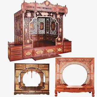 舒适的架子床免抠