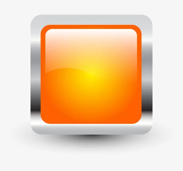 矢量光泽标签质感素材黄色透亮立免抠