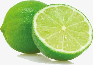 青色夏日海报柠檬免抠