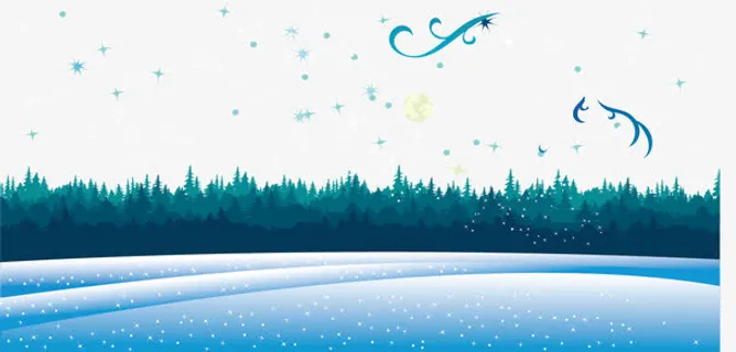 雪地大雪冬季素材免抠