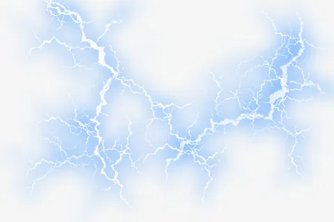 蓝色的闪电电免抠 蓝色的闪电电免抠
