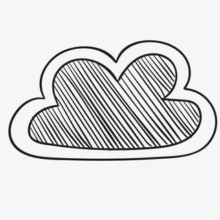简笔云彩免抠