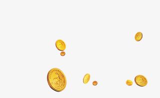 金币漂浮免抠