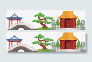 建筑木门矢量图免抠