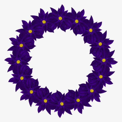 花圈图案png免抠