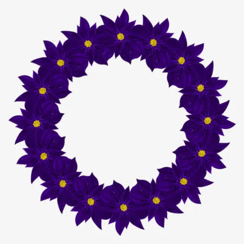 花圈图案png免抠