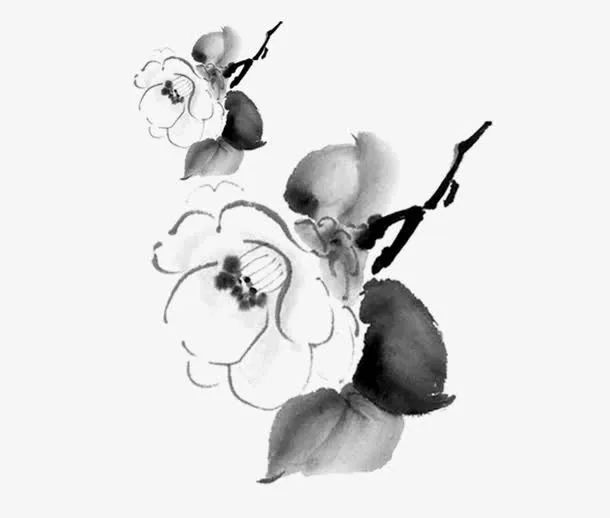 手绘樱花素材免抠
