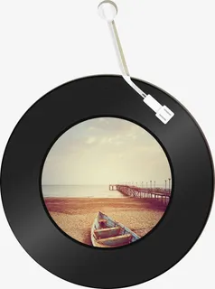 黑胶 唱片音乐免抠