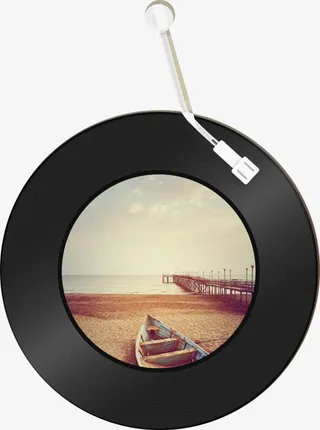 黑胶 唱片音乐免抠