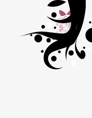 黑色纹理树干免抠